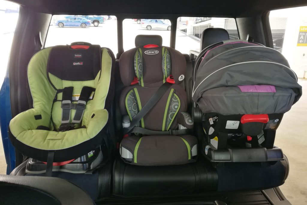 How To Fit Car Seats 3 Across In A Row Elite - How To Secure Front Facing Car Seat