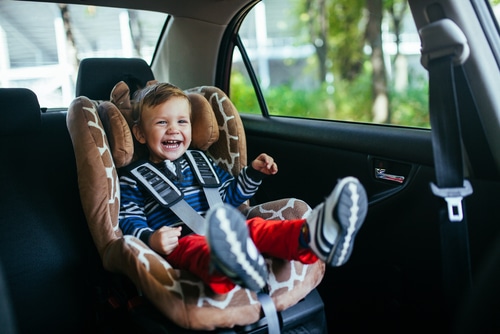 Toddler in a Car Seat